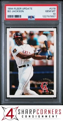 1994 FLEER UPDATE #U18 BO JACKSON ANGELS PSA 10 - Image 1 of 2