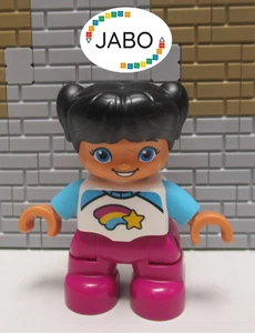 ( Q14/9 ) Lego Duplo Figur Kind Mädchen - Bild 1 von 2
