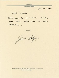 Jimmie Rodgers - signierte Seite - Bild 1 von 1