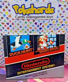 Super Mario Bros. and Duck Hunt - Nintendo Nes **manual only** nes-mh-can