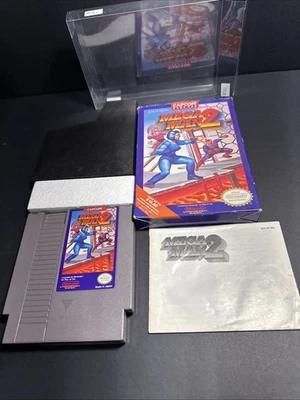 Mega Man 2 (Nintendo NES, 1989) В коробке Полностью Протестирован! Подлинный! ОТЛИЧНАЯ ТЕЛЕЖКА! - Изображение 1 из 4
