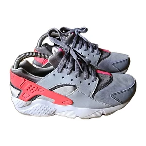 Nike Huarache Run - Größe 6,5Y / 8,5 Damen - 654280-006 - grau pink - 2016  - Bild 1 von 12