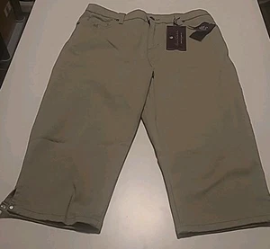 NWT Gloria Vanderbilt Amanda Classic Rise Capri Jeans Frosted Glass Size 12P - Picture 1 of 14
