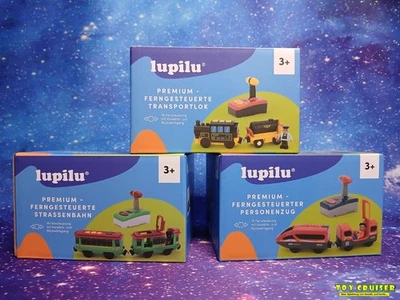 lupilu® LIDL Premium ferngesteuerte Lok / Zug für Holzeisenbahn ZUM AUSWÄHLEN