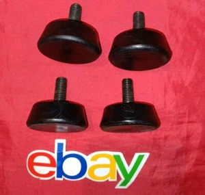 4 PC PRO-FORM 10.0 CE MODEL PFEL55911.7 ELLIPTICAL BASE LEVELING FEET EXCELLENT - Picture 1 of 4