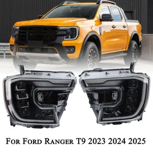 LED Headlight For Ford Ranger T9 2023 2024 25 DRL Projector Headlamps Left+Right - Picture 1 of 16