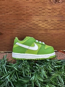 NEW Nike Dunk Low Chlorophyll “Kermit” Green Toddler TD Size 9C DH9761-301 - Picture 1 of 1