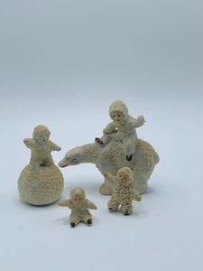Vintage Shackman Snowbabies Figurines Set - 4-Piece Japan-Made Collectibles - Picture 1 of 4
