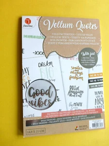 24 Blatt Hintergrund Transparentpapier # 4 Scrapbooking Kartengestaltung Basteln - Bild 1 von 1