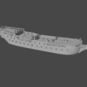1/700th British HMS Agincourt 3rd rate (64 guns), 1796-1814 - Picture 1 of 1
