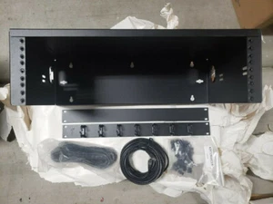 3U Network Rack Wall Mount Server Room W 19.50" H 5.25" D 9.90" W/ Hardware  - Picture 1 of 7