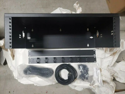 3U Network Rack Wall Mount Server Room W 19.50" H 5.25" D 9.90" W/ Hardware  - Image 1 of 4