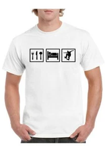 Eat Sleep Skate T-Shirt - Skateboarding, Tony Hawks, scene, Chris Cole - Picture 1 of 1