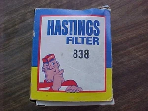 VINTAGE NOS HASTINGS 838 OIL FILTER - Picture 1 of 2