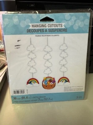 Noah's Ark Hanging Cutouts 3ct.  Party Decoration Supply New!!!! - Image 1 of 2