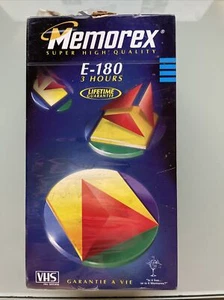 Memories super high quality e-180 videotapes X 3 new and sealed Free Postage - Picture 1 of 3