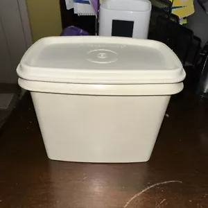 Vintage Tupperware Shelf saver Modular mate - Beige - Picture 1 of 4