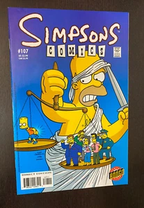 SIMPSONS COMICS #107 (Bongo Comics 2005) -- Ottime condizioni o meglio - Foto 1 di 1