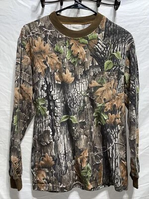 Trebark By Lynch Superflauge Camo Long Sleeve Pocket T Shirt Small S Hunting - Image 1 of 4