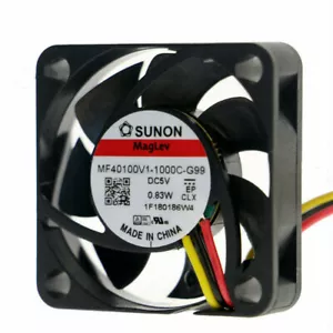 1PCS SUNON MF40100V1-1000C-G99 5V 0.83W 4010 4CM 3-pin cooling fan New - Picture 1 of 1
