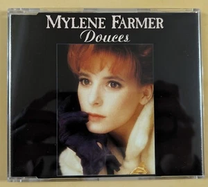 Mylene Farmer- Douces CDS- 3TRK MAXI-SINGLE! SYNTH-POP! CHANTEUSE! POLYDOR! - Picture 1 of 3