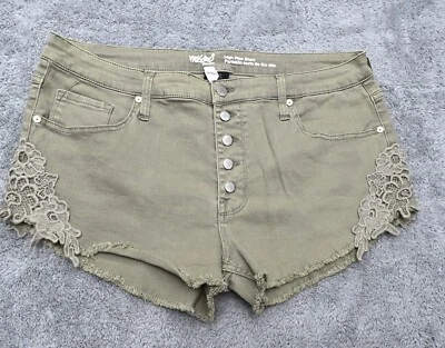 Mossimo высоты зеленый кнопка кружева карманы отрезать эластичной женский размер 18 - Изображение 1 из 4