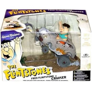 THE FLINTSTONES. Fred Flinstones in Cruiser. Action figure McFarlane Toys - Foto 1 di 4
