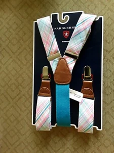 Saddlebred Graphic Clip Closure Suspenders BRAND NEW!!! 9-2 - Picture 1 of 2