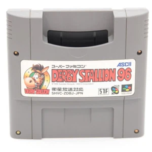 Derby Stallion 96 SFC SNES Tested&Working Nintendo Super Famicom Japan - Picture 1 of 7