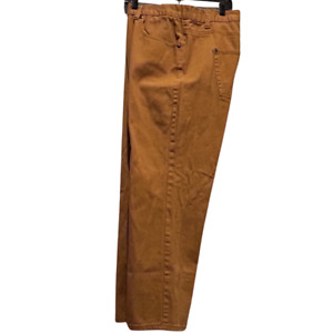 Pantalon de travail homme marron chameau Maximilian Chinos toile robuste taille 50/32 neuf
