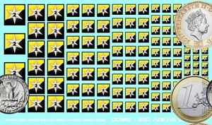 Draconis Combine - 2nd Arkab Legion - Waterslide Decals for Battletech - Bild 1 von 1