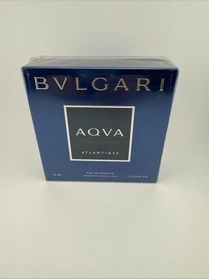 Spray EDT Bvlgari Aqva Atlantiqve Pour Homme 50 ml - 1,7 oz descontinuado nuevo en caja Foto 1 de 2