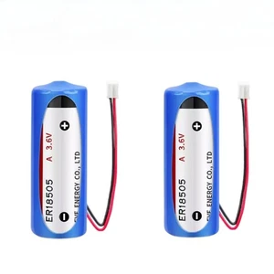 Batería 2PCS ER18505 3.6V 4000mAh Nueva No Recargable con Enchufe Blanco 2.0 - Imagen 1 de 3