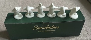 Department 56 Snowbabies Parade der Pinguine Komplettsatz 6 Porzellan verpackt - Bild 1 von 12
