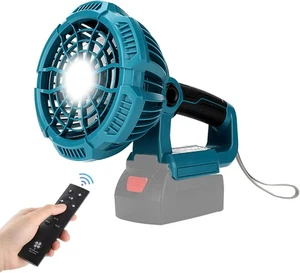 Cordless Fan with Remote for Bosch 18v battery Tabletop Fan w/ 3 Speed Settings - Picture 1 of 7
