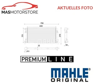 KÜHLER WASSERKÜHLER MOTORKÜHLER MAHLE ORIGINAL CR 2222 000P I FÜR SKODA - Picture 1 of 5