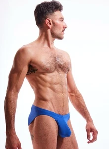 Herren N2N MT41 Maverick Skin Bikini - Medium mit C-Ring Blau Neu mit Etikett - Bild 1 von 5