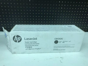 Cartuccia toner sacchetto sigillato scatola aperta originale HP CB436AC - Foto 1 di 1