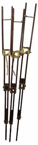 (NEED CLEANING) 1903 Vintage Crown Tripod Legs Only - Picture 1 of 13