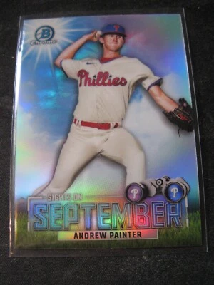 ANDREW PAINTER 2023 Bowman Chrome SIGHTS on SEPTEMBER #16 PHILADELPHIA PHILLIES - Image 1 of 2