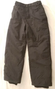 Children's Place Kid Snow Pants Black Size 7 Boot Liner Adjustable Waist Elastic - Picture 1 of 7