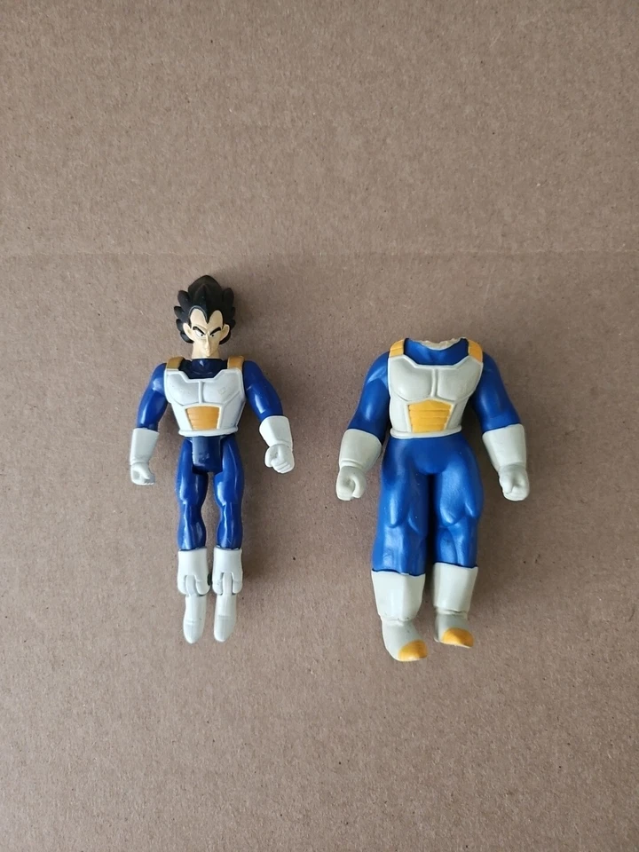 Figura de acción traje de goma Dragon Ball Z Vegeta Bandai Irwin Fun Trl8#130 Foto 1 de 4