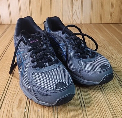 Asics Shoes Womens 7 Gel Venture 6 Comfort Sneakers  T7G6Q Gray Faux  Leather - Image 1 of 4