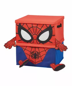 SPIDERMAN STACKABLE FIGURAL KIDS STORAGE BOXES *NEW - Picture 1 of 1