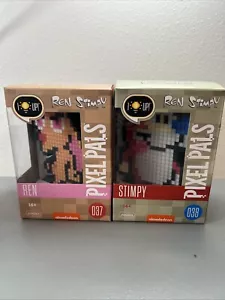 Ren + Stimpy Pixel Pals *New* #37 #38 Nickelodeon PDP - Picture 1 of 7