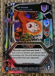 Shonen Jump Bleach TCG Orihime Signed Stephanie Sheh SDCC 2008 Limited Foil  - Picture 1 of 4