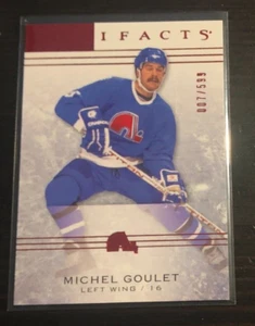 2014-15 Artifacts Hockey MICHEL GOULET Rudy /599 #88 Nordiques - Picture 1 of 2