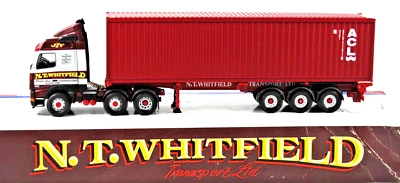 1:50 Corgi 12430 N.T.WHITFIELD VOLVO FH12 Truck & SKELETAL CONTAINER Trailer MIB - Image 1 of 4