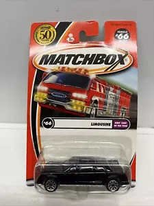 Matchbox # 66 ~ Black Limousine ~ 2001 Mattel 50 Years Series - Picture 1 of 5