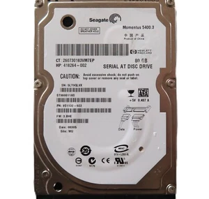 Seagate ST980811AS 9S1132-022 3.BHE (5LY) WU China 80gb 2.5" Sata HDD JAN/2008 - Picture 1 of 1